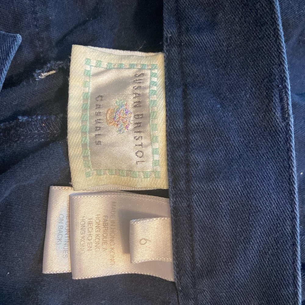 Susan Bristol Navy Chinos